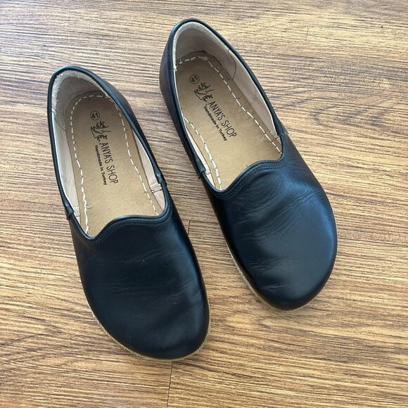 Yasemin Leather Loafers - By Anya - Picture 2 of 3